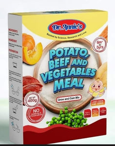 Potato Beef and Vegetables Meal (Dr Annie)