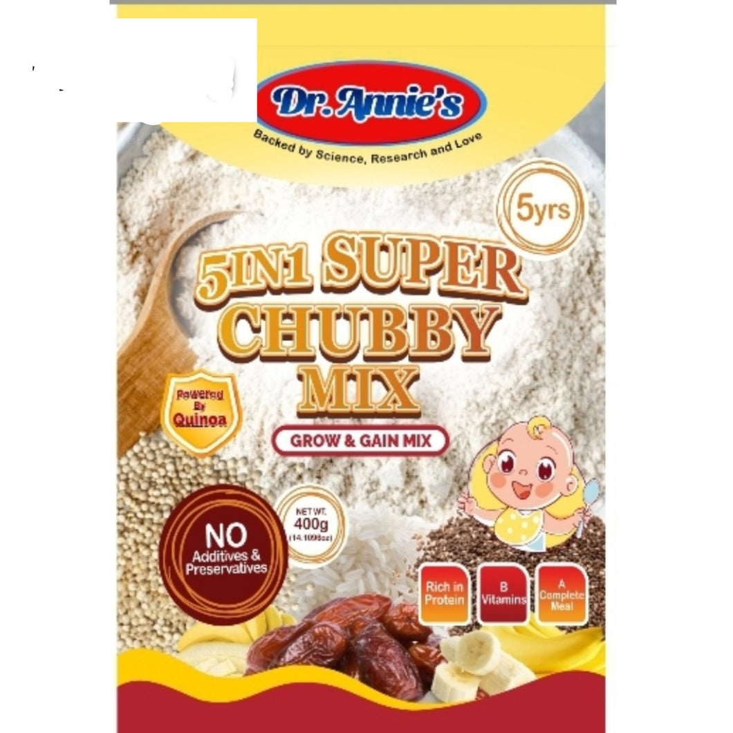 Super Chubby Mix Powder 6m+(Dr Annie Cereal) Paper Box 400g