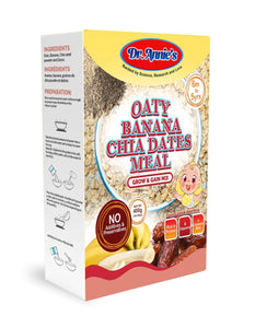 Oaty Banana Date and Chia Powder 6m+ (Dr Annie Cereal)Paper Box 400g