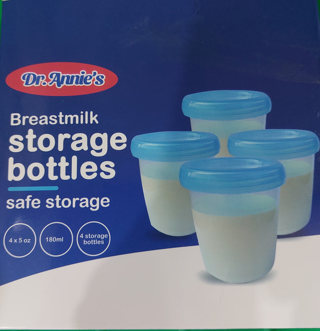 Breast Milk Storage Containers (Dr. Annie) 4pcs