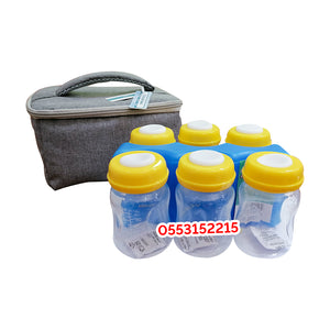 Dr. Annie Breastmilk Cooler With Bottles And Nipples